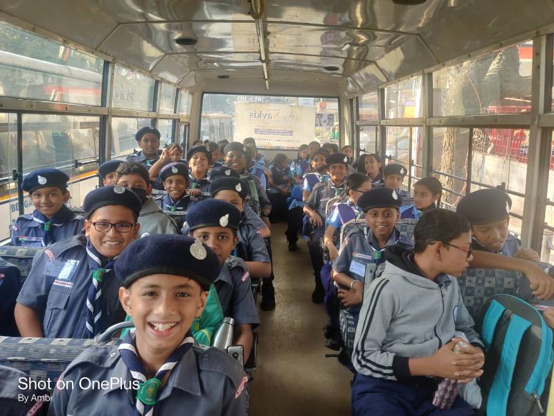 Field trip to Akkamman Betta for Scouts and Guides students